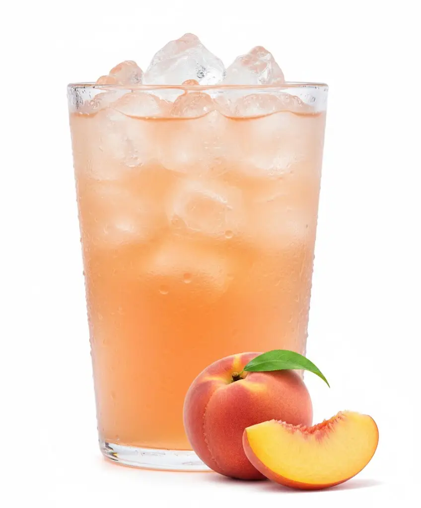 "Glass of fresh apple juice"