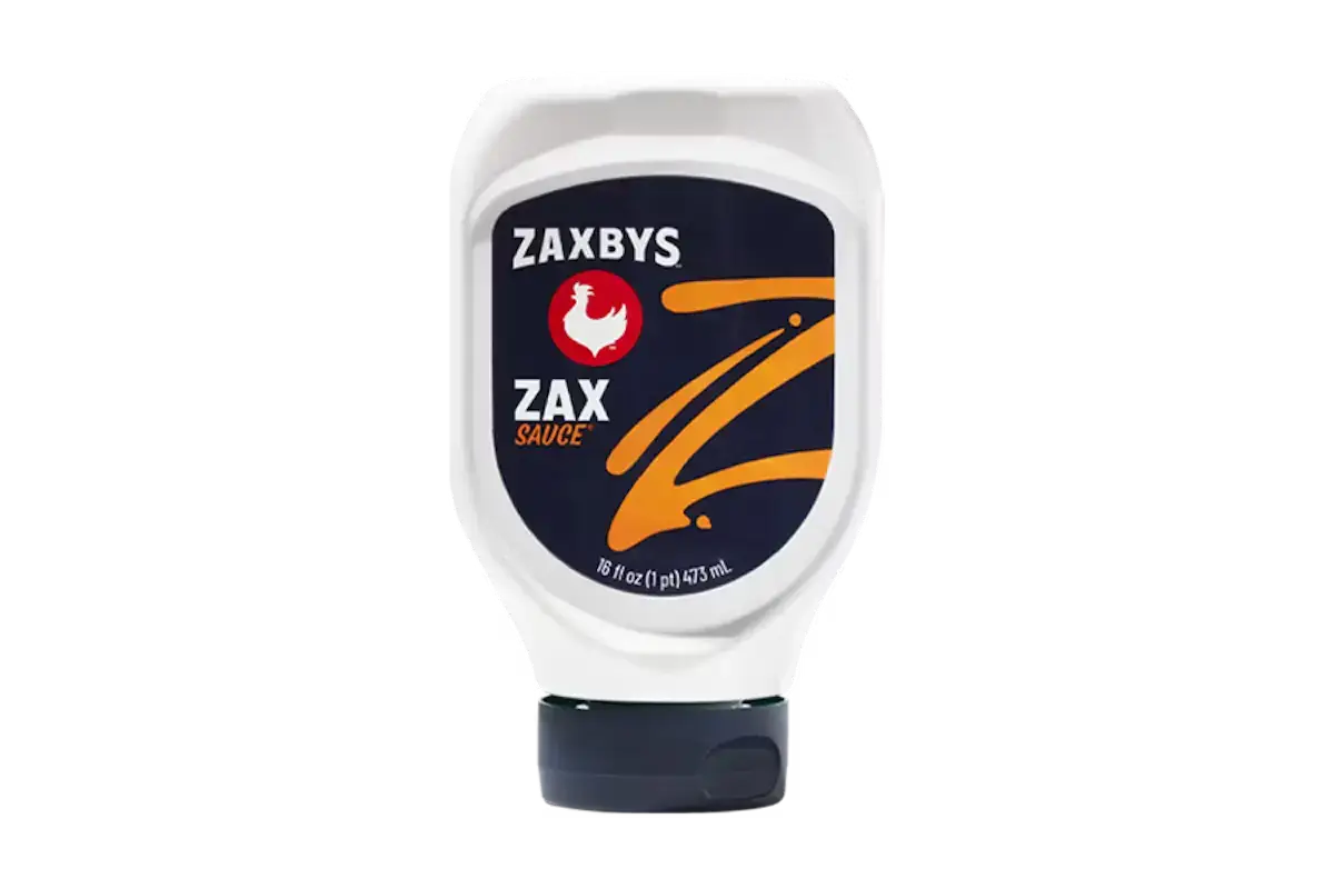 "16-ounce bottle of Zaxby's Zax Sauce®"
